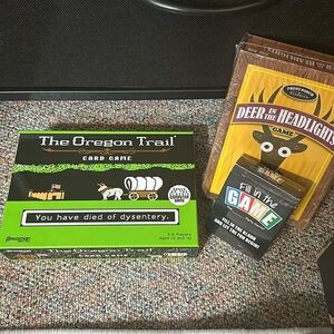 3 Unopened Card Games